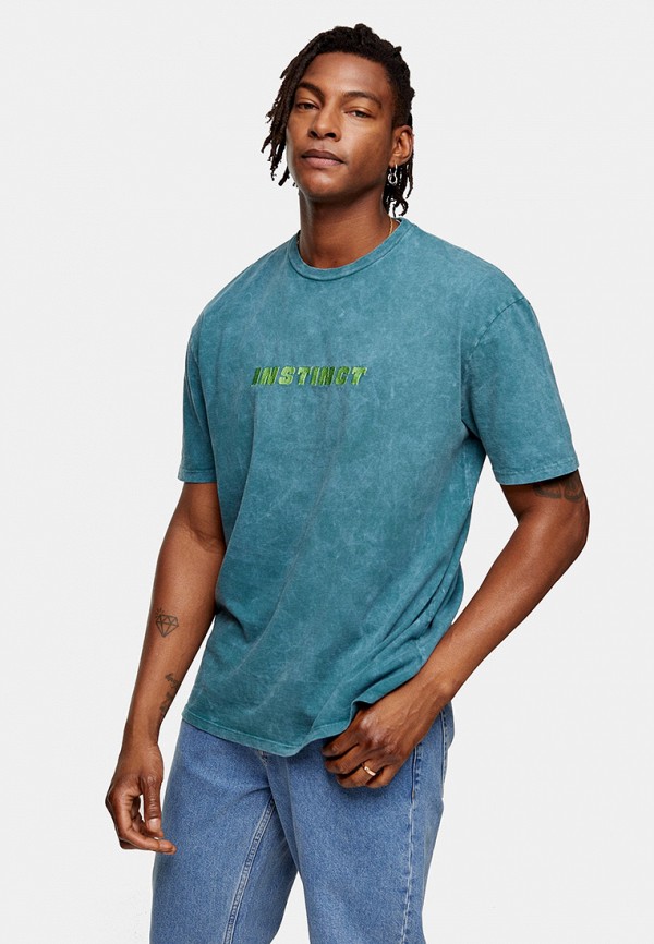 

Футболка Topman, Голубой, Topman TO030EMINQD2