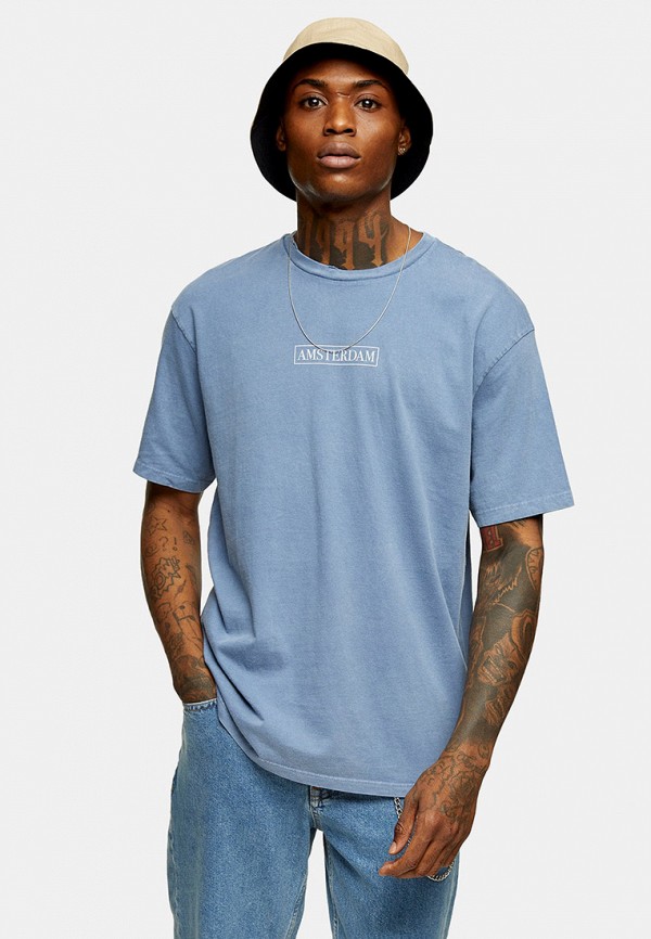 

Футболка Topman, Голубой