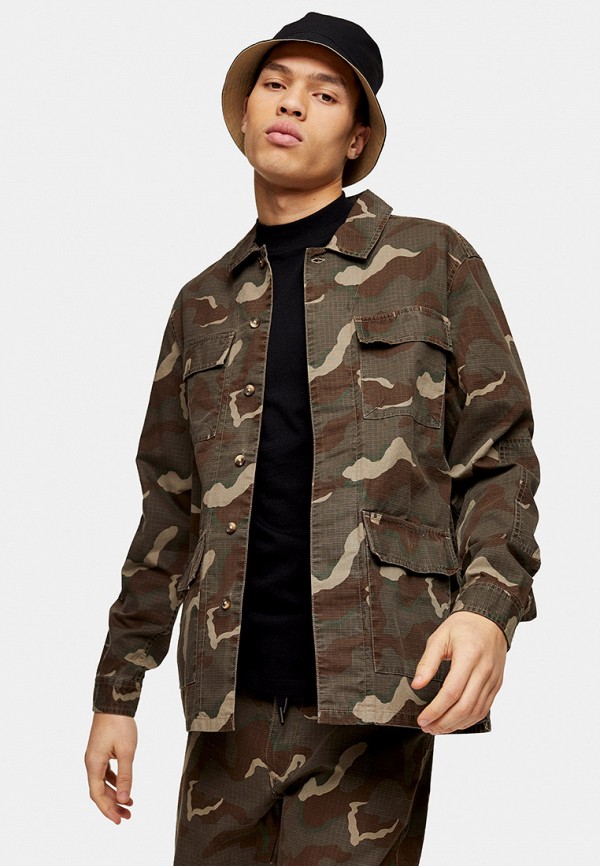 

Рубашка Topman, Хаки, Topman TO030EMIVTU6