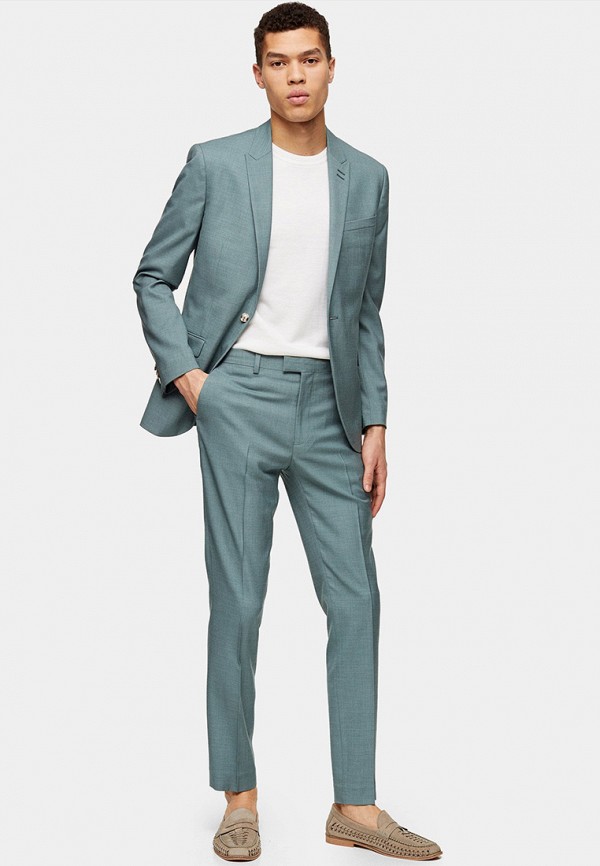 

Брюки Topman, Бирюзовый, Topman TO030EMJDDS4