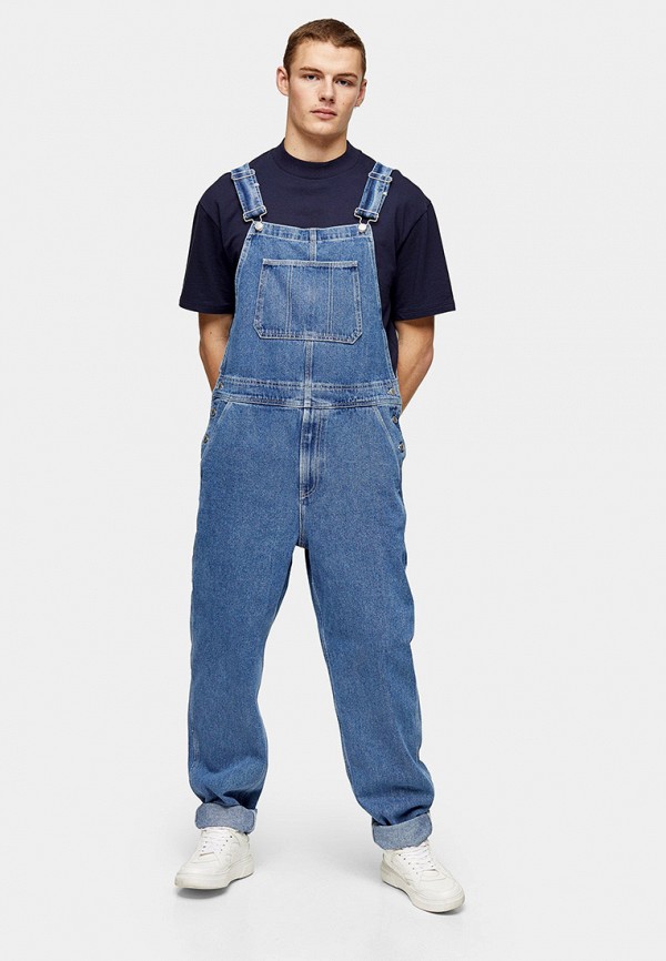 

Комбинезон джинсовый Topman, Голубой, Topman TO030EMJNZY0