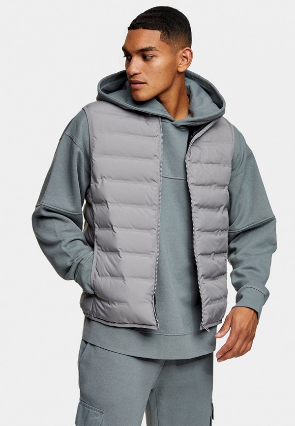 

Жилет утепленный Topman, Серый, Topman TO030EMKQQM7
