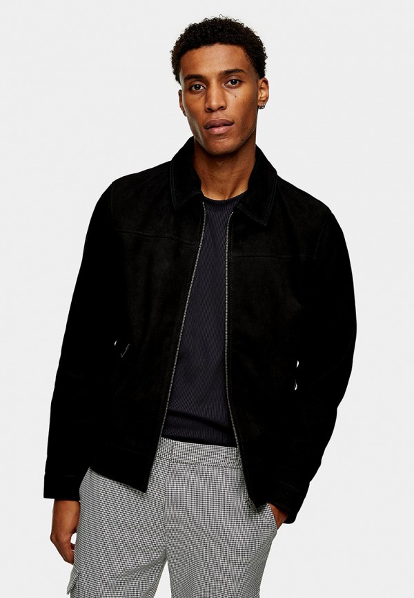 

Куртка кожаная Topman, Черный, Topman TO030EMLDBT5