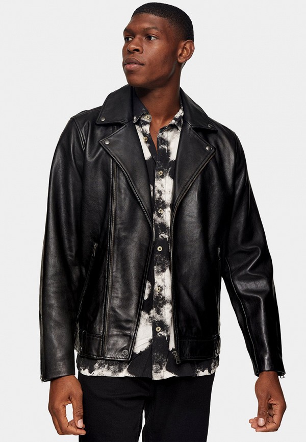 

Куртка кожаная Topman, Черный