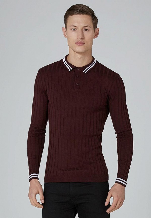 

Поло Topman, Бордовый