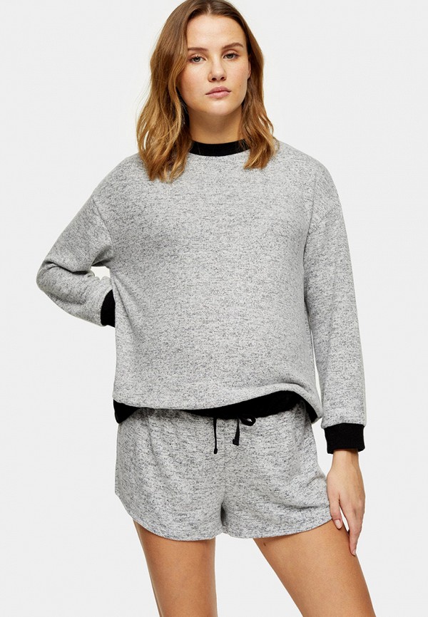 

Свитшот домашний Topshop Maternity, Серый, Topshop Maternity TO039EWHHJR6