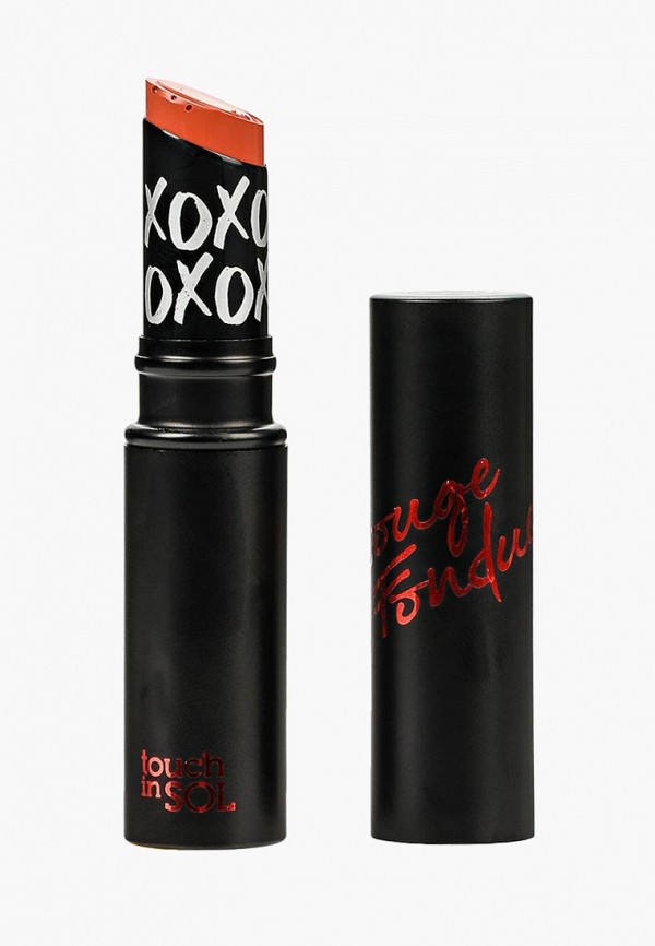 

Помада Touch in Sol, для губ Rouge Fondue Lipstick, №6 Fondue Coral 4.5г, Коралловый