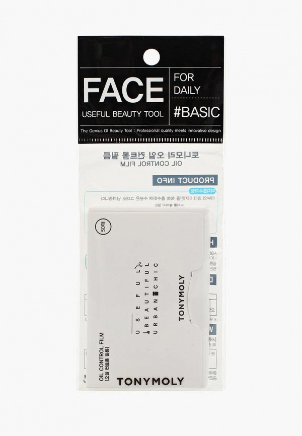 

Салфетки матирующие Tony Moly, OIL BLOTTING FILM , 50 шт, Белый