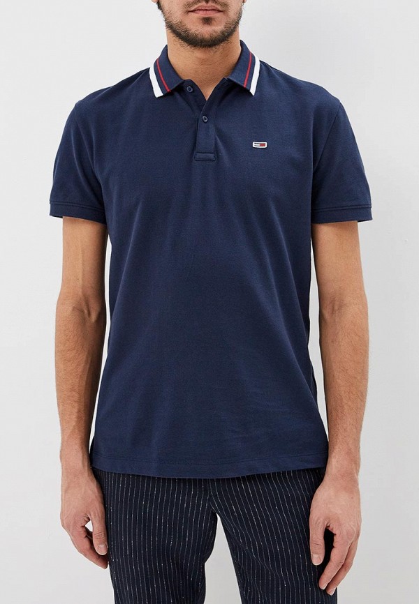 

Поло Tommy Jeans, Синий