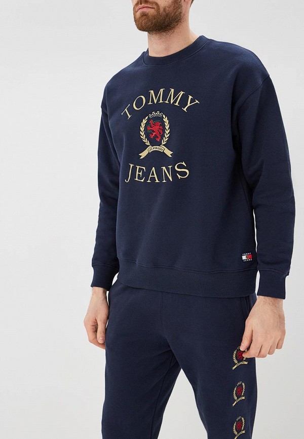 

Свитшот Tommy Jeans, Crest, Синий