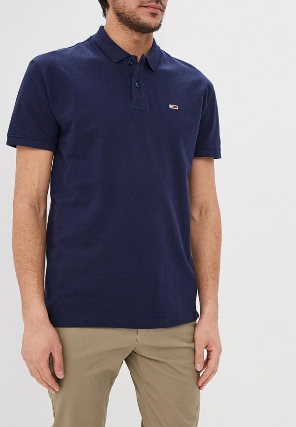 

Поло Tommy Jeans, Синий