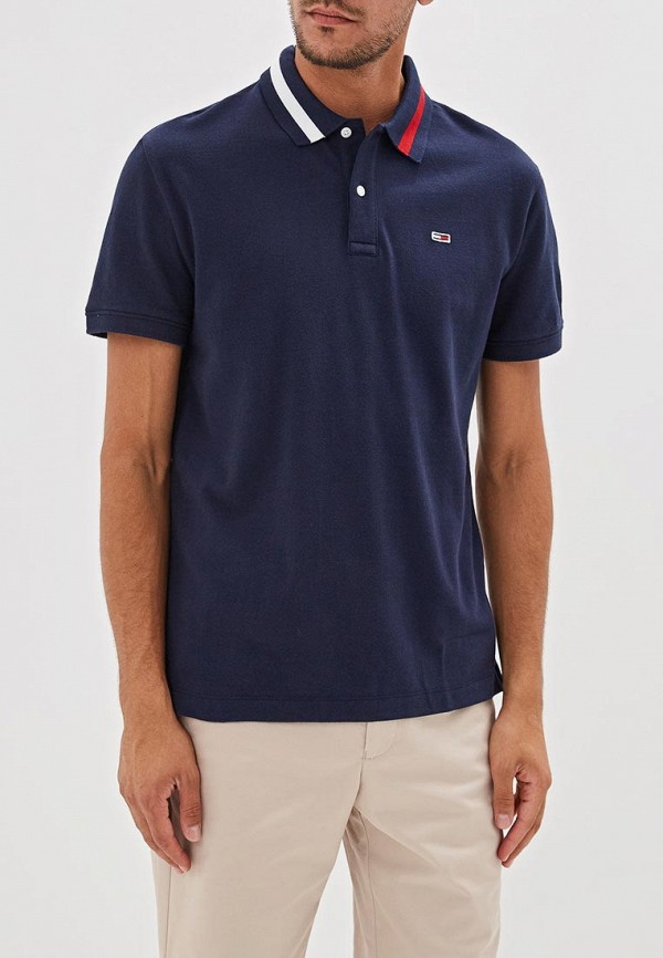

Поло Tommy Jeans, Синий