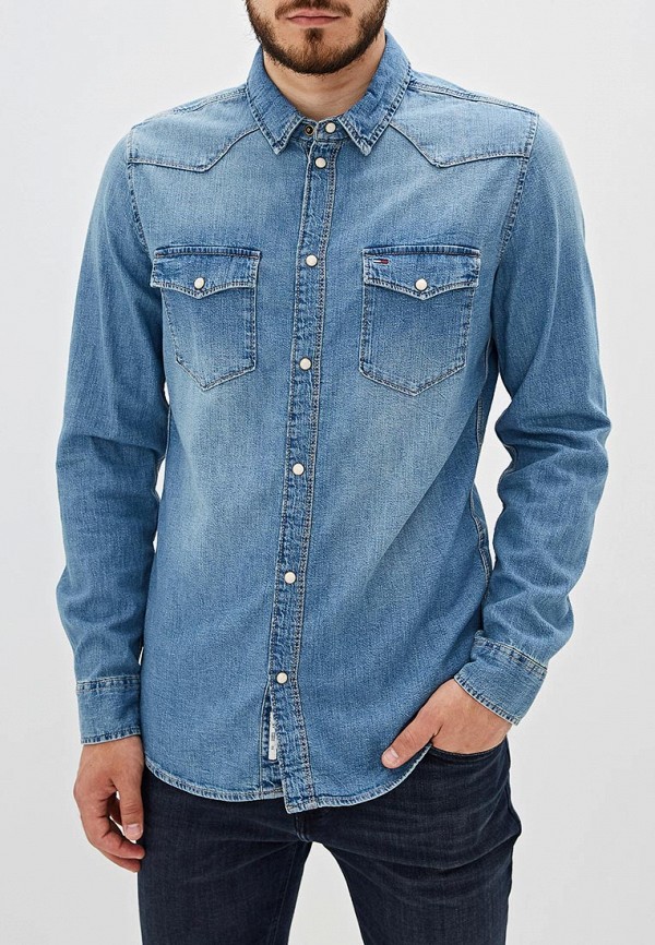 

Рубашка джинсовая Tommy Jeans, Голубой