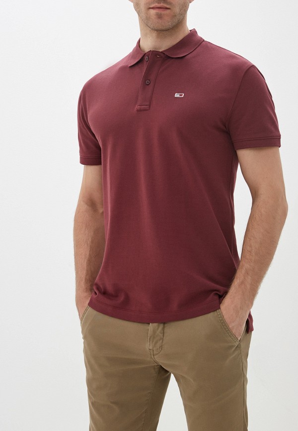 

Поло Tommy Jeans, Бордовый