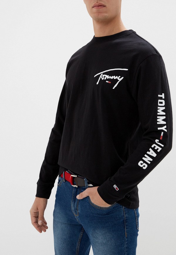 

Лонгслив Tommy Jeans, Черный