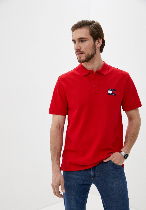 

Поло Tommy Jeans, Красный