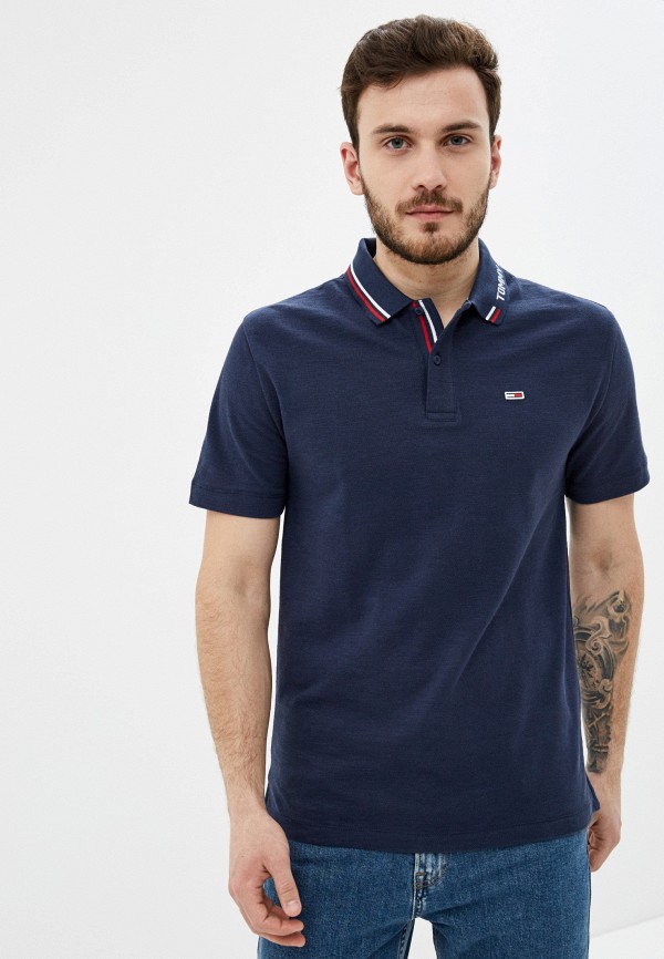 

Поло Tommy Jeans, Синий
