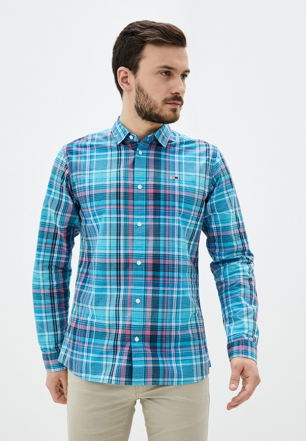 

Рубашка Tommy Jeans, Бирюзовый