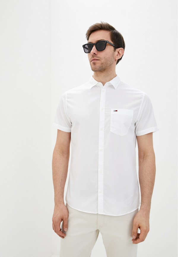 

Рубашка Tommy Jeans, Белый, Poplin