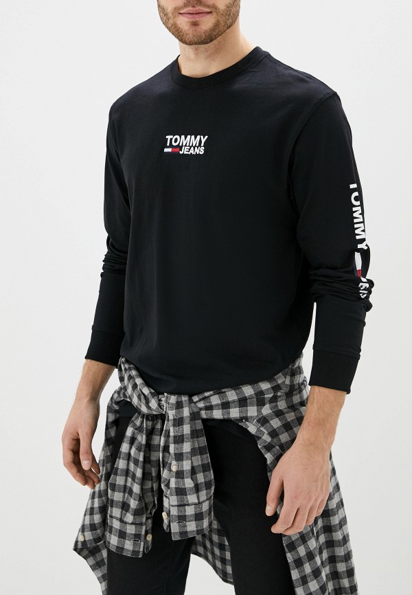 

Лонгслив Tommy Jeans, Черный