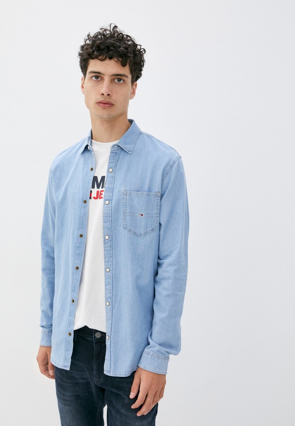 

Рубашка джинсовая Tommy Jeans, Голубой