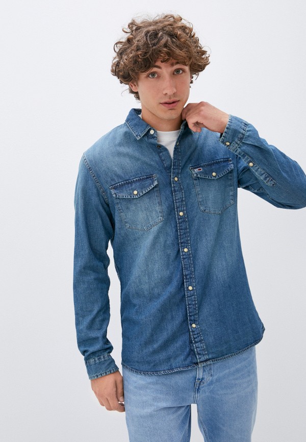 

Рубашка джинсовая Tommy Jeans, Синий