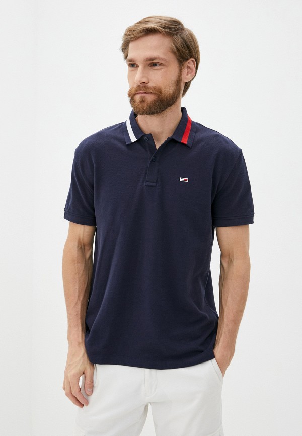 

Поло Tommy Jeans, Синий