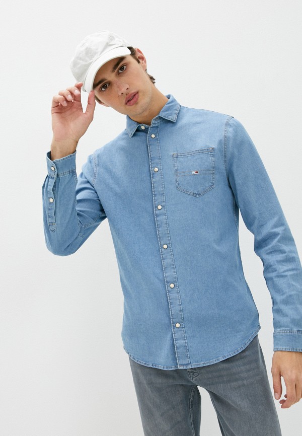 

Рубашка джинсовая Tommy Jeans, Голубой