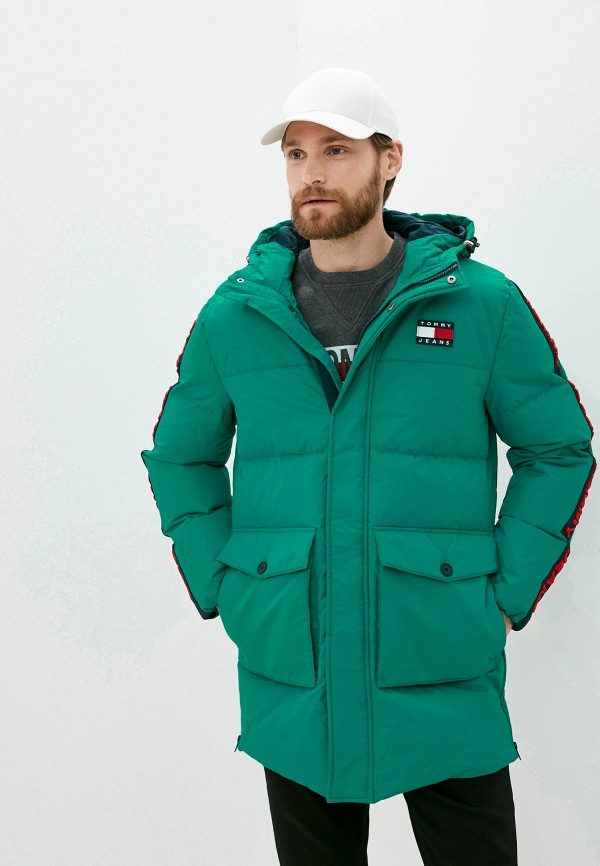

Пуховик Tommy Jeans, Бирюзовый
