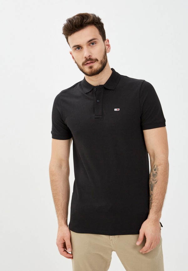 

Поло Tommy Jeans, Черный