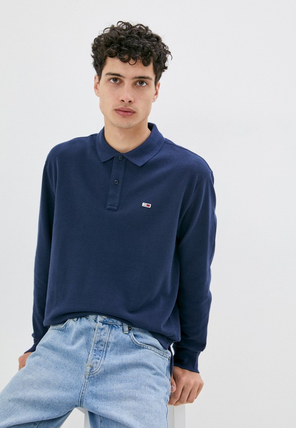 

Поло Tommy Jeans, Синий