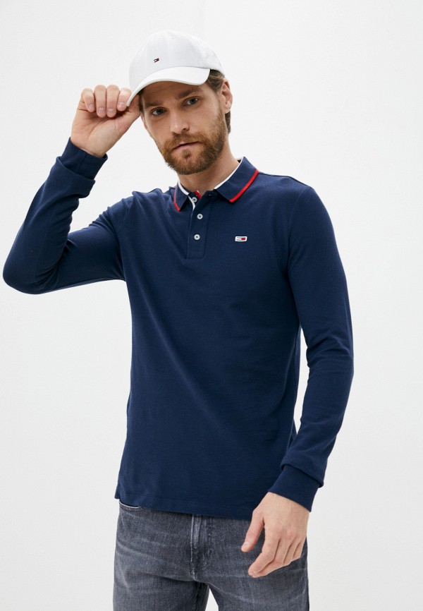 

Поло Tommy Jeans, Синий