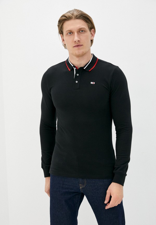 

Поло Tommy Jeans, Черный