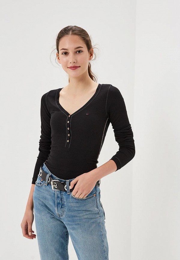 

Лонгслив Tommy Jeans, Черный