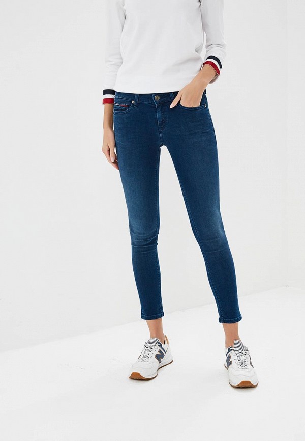 

Джинсы Tommy Jeans, Синий, MID RISE SKINNY 7/8 NORA DYEVSMB