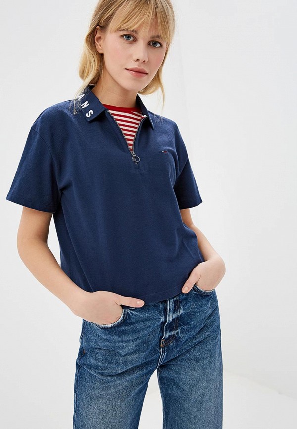 

Поло Tommy Jeans, Синий