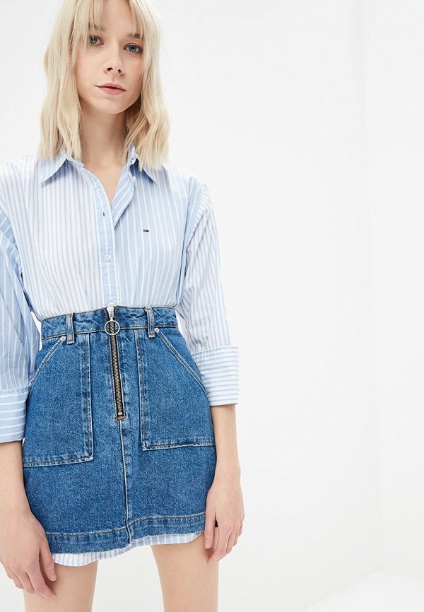 

Рубашка Tommy Jeans, Голубой
