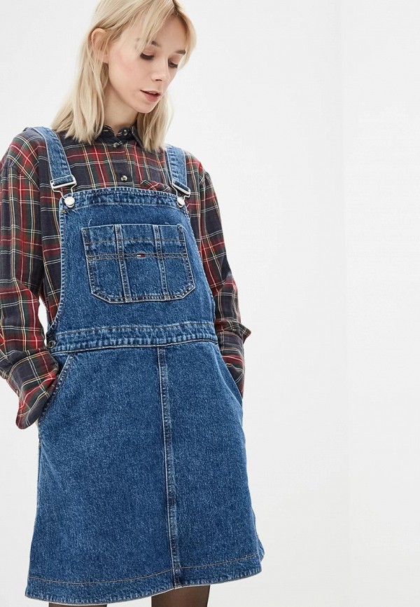 

Платье джинсовое Tommy Jeans, Синий