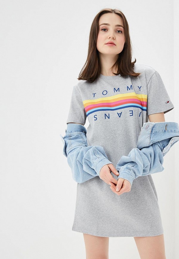 

Платье Tommy Jeans, Серый