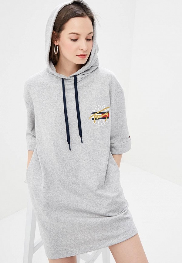 

Платье Tommy Jeans, Серый