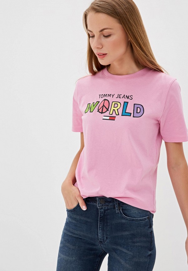 

Футболка Tommy Jeans, Розовый