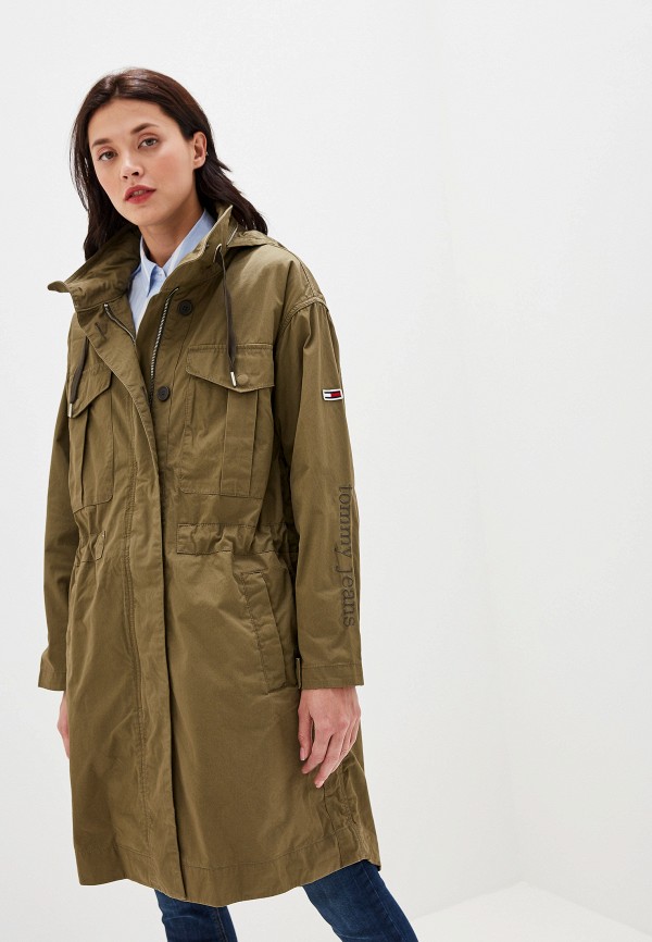 

Парка Tommy Jeans, Хаки