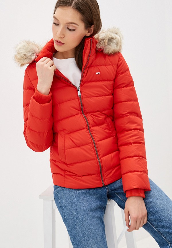 

Пуховик Tommy Jeans, Красный