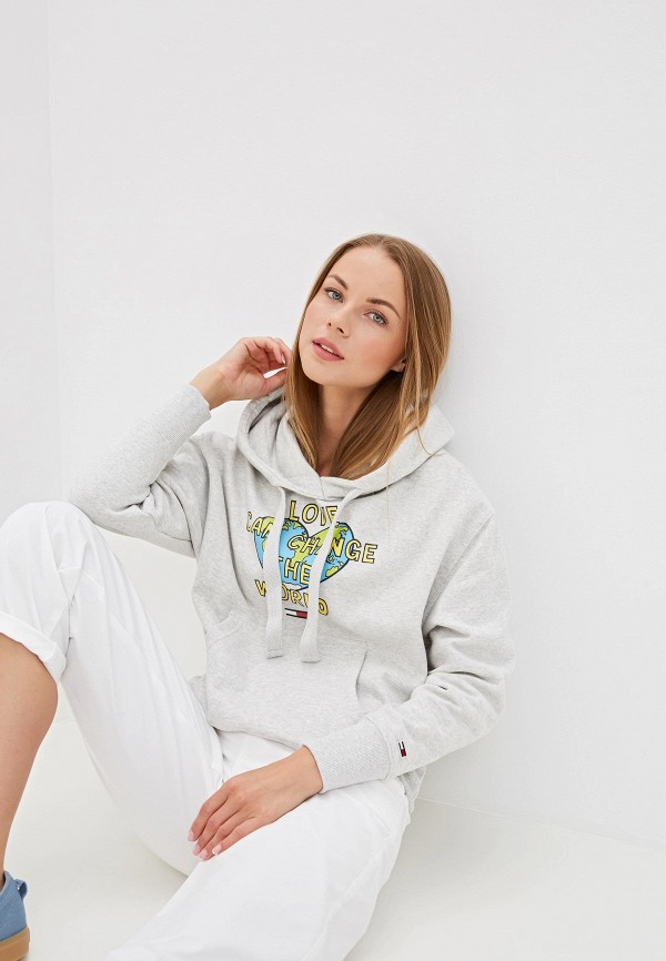 

Худи Tommy Jeans, Серый