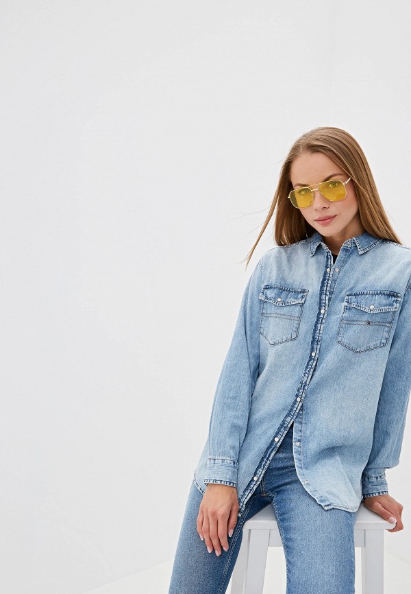 

Рубашка джинсовая Tommy Jeans, Голубой