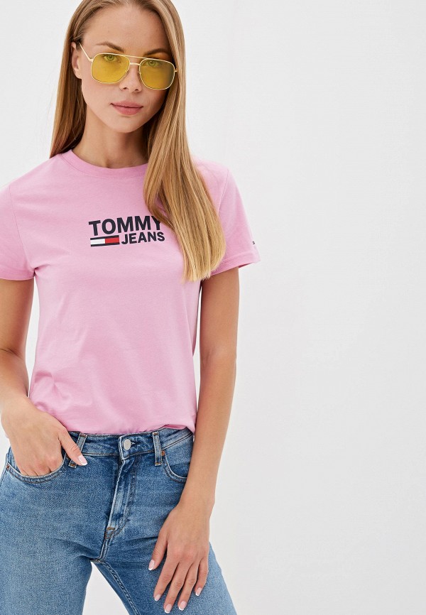 

Футболка Tommy Jeans, Розовый