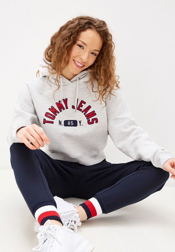 

Худи Tommy Jeans, Серый