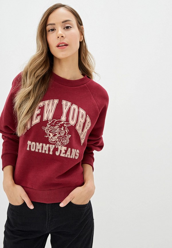 

Свитшот Tommy Jeans, Бордовый