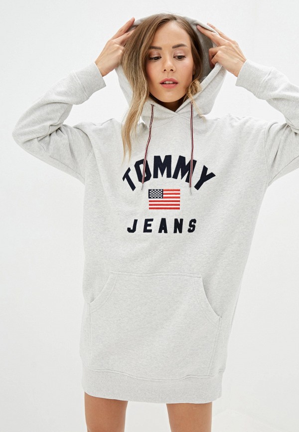 

Платье Tommy Jeans, Серый