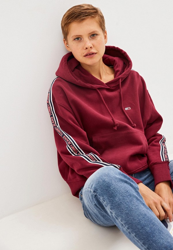 

Худи Tommy Jeans, Бордовый